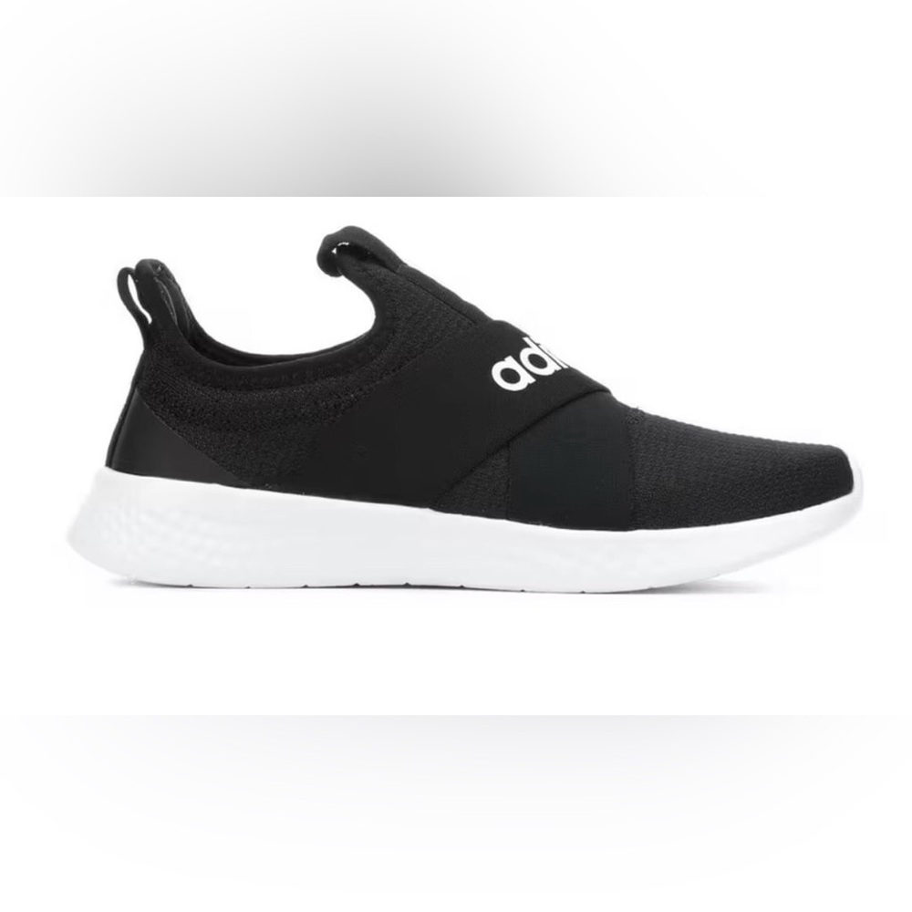 Adidas pure motion adapt slip on sneakers 9 1/2 woman’s black white worn once